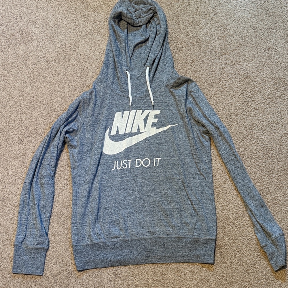 Nike Heather Gray Pullover Hoodie